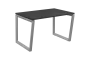 SEK-V - 12 stůl kancelářský, kovová podnož stříbrná, deska 25 mm, široký 1200 mm, antracit